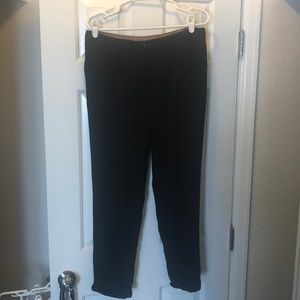 Black ankle office pants